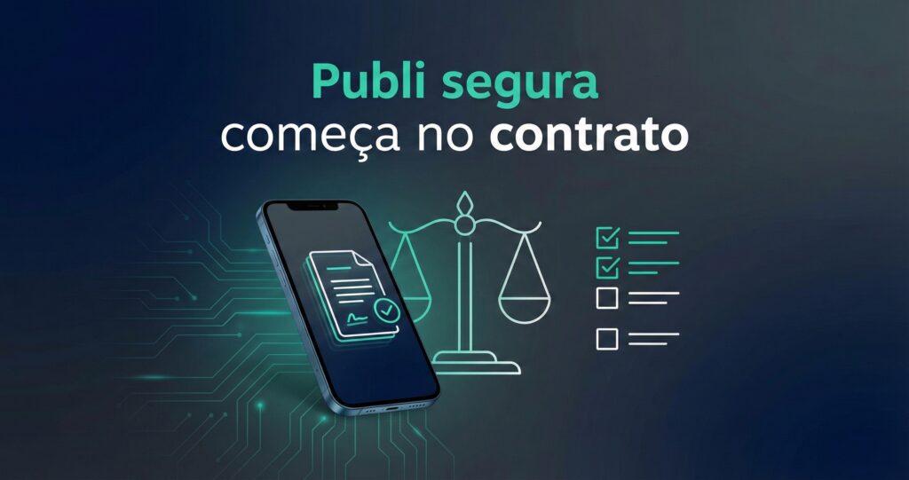 Checklist de contrato de publicidade para influencer em parceria com marca