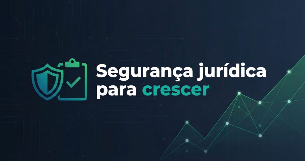 Capa sobre assessoria jurídica preventiva para negócios digitais com foco em lançamentos e escala